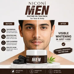 Niconi Men Enzyme De Tan Pack Cream